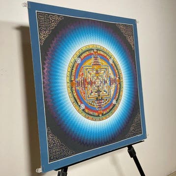 55 cm - Painting of Tibetan Tradition - Mandala