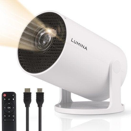 2dekans | Lumina Mini Pro Beamer - Thuisbioscoop - Projector, Audio, Tv en Foto, Beamers, Ophalen of Verzenden