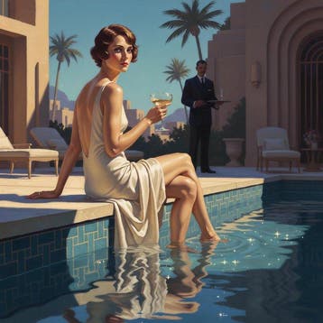 Le Yack - The Champagne Hour - Hand signed