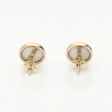 Boucles doreilles - 14 carats Or jaune - 4.88ct. tw. Opale, Bijoux, Sacs & Beauté