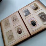 Album photo - met 58 cartes de visite en portretfotos -