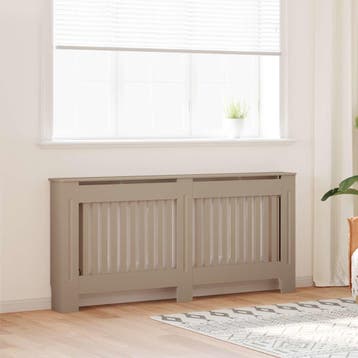 vidaXL Radiator Cover 2 st Sonoma Eiken 172 x 19 x 81,5 cm, Verzenden