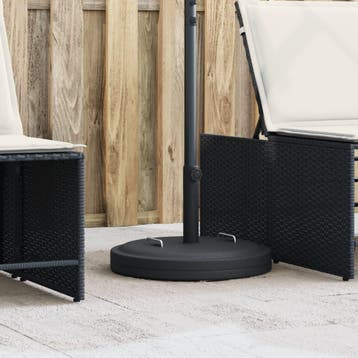 vidaXL Parasolvoet met handgrepen voor stok van Ø38 / 48 mm, Verzenden, Nieuw
