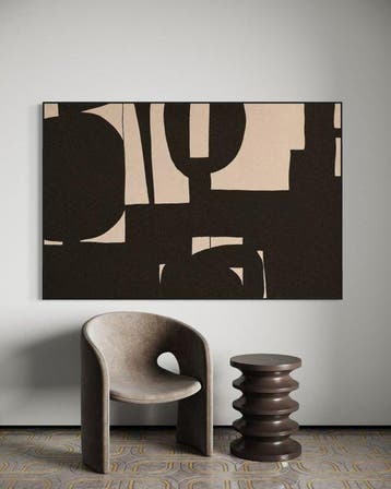 Timo Wedell - Silent Embrace of Forms - XXL - Abstract Klein, Antiek en Kunst