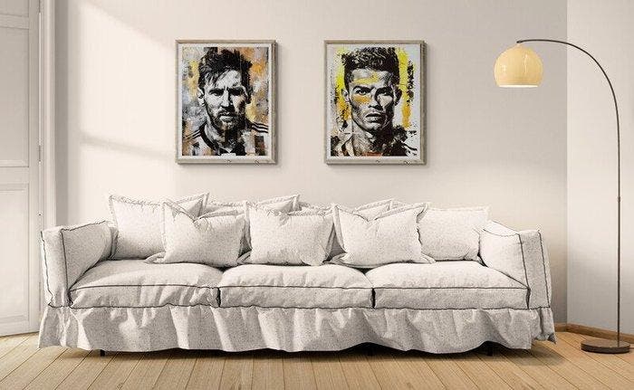 I_KONIQ - Golden Ronaldo street art, Collections, Collections Autre