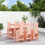 vidaXL 7-delige Tuinset massief douglashout, Verzenden, Tuinset