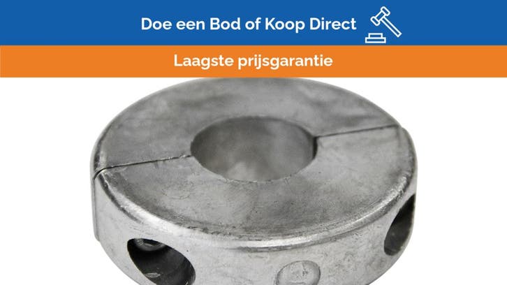Bieden: Vetus SAR45Z 45 mm propeller shaft anode zinc, Watersport en Boten, Bootonderdelen, Ophalen of Verzenden