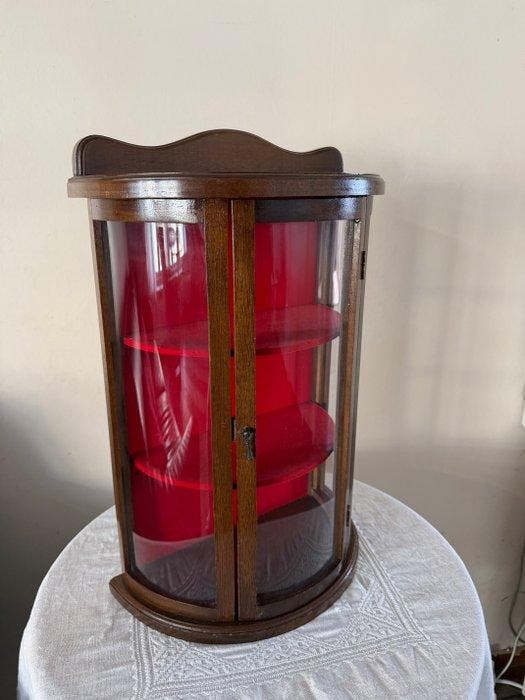 Vitrine - Chêne, Antiquités & Art, Curiosités & Brocante