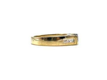 Ring - 18 karaat Geel goud - 0.50ct. tw. Saffier - Diamant, Nieuw