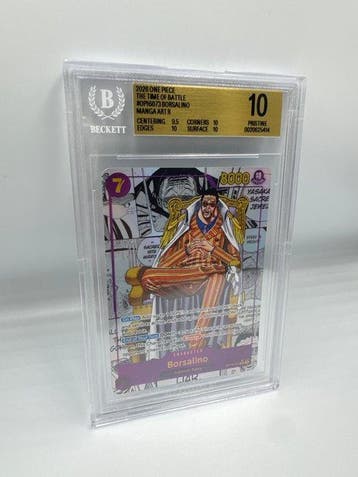 Bandai - 1 Graded card - One Piece - Borsalino Manga