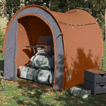 vidaXL Opbergtent waterdicht oranje, Verzenden