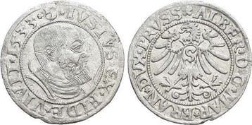 Groschen 1533 Preussen Pruisen-herzogtum (ostPreussen Pru..., Verzenden