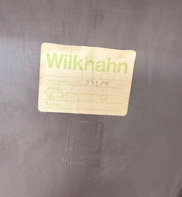 Wilkhahn - Bureaustoel (2) - Model 231/5 - Canvas, Aluminium