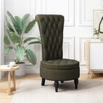 vidaXL Slipperstoel Leger Groen 56,5 x 70 x 110 cm Kunst, Verzenden, Nieuw