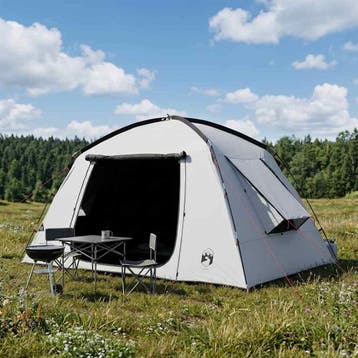 vidaXL Huisje Tent met dak Wit Blackout 300 x 210 x 156 cm, Verzenden