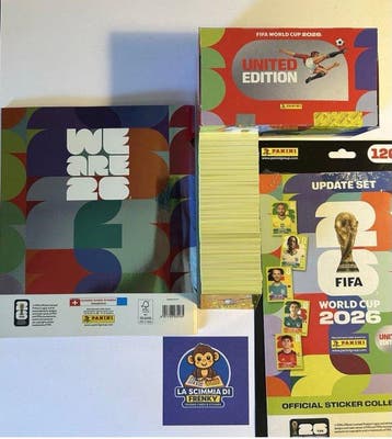 2026 Panini Empty album + complete loose sticker set - Mint