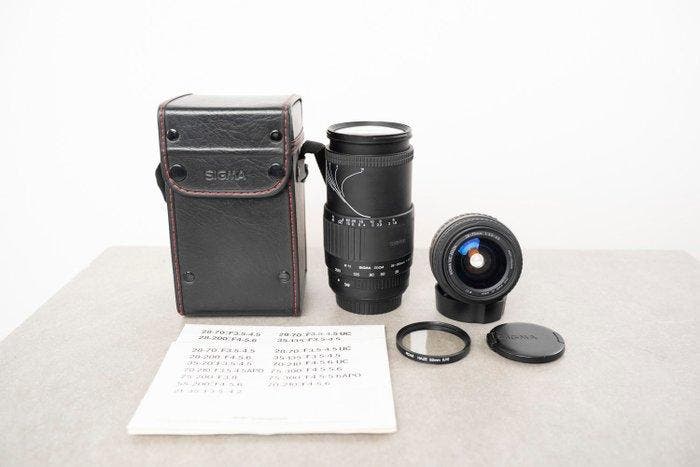 Sigma UC Zoom 28-70mm f3,5-4,5 + Sigma Zoom 28-200mm, TV, Hi-fi & Vidéo, Appareils photo analogiques