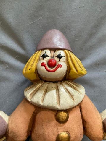 Thun - Beeldje - Clown pagliaccio giocoliere Thun -