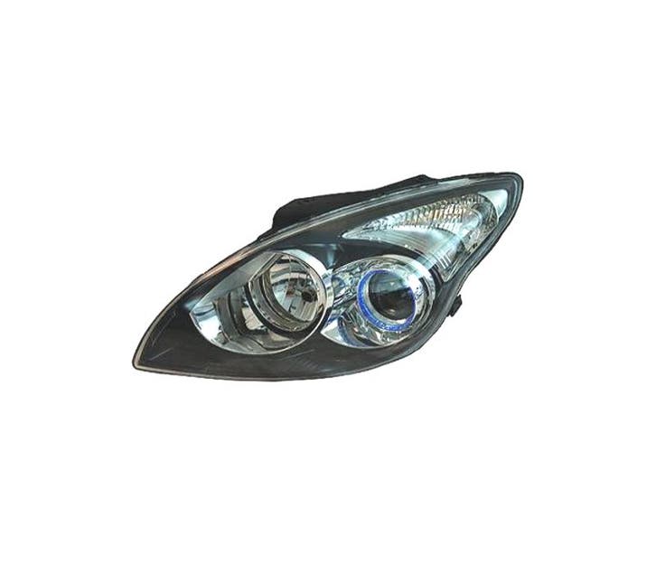 Phare Gauche Pour Hyundai I30 07-12 Fond Noir, Auto-onderdelen, Verlichting, Verzenden