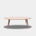 Tafel Ovaal Eikenhout  Hout Onderstel  200x100, Nieuw