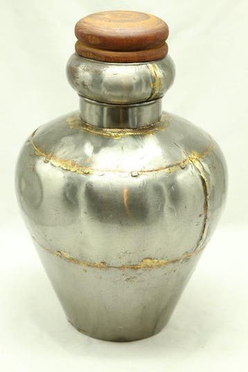Pichet - Indian Handcrafted Metal & Brass Water Vessel /