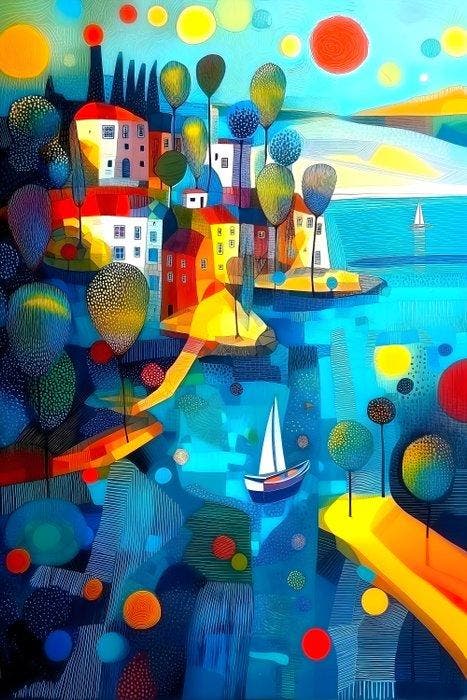 Jowita Skalska - A World Suspended in Color XXL, Antiquités & Art, Art | Objets design