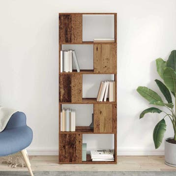 vidaXL Tv-meubelset 60 x 24 x 156 cm Bruin Bewerkt hout, Huis en Inrichting, Verzenden, Nieuw