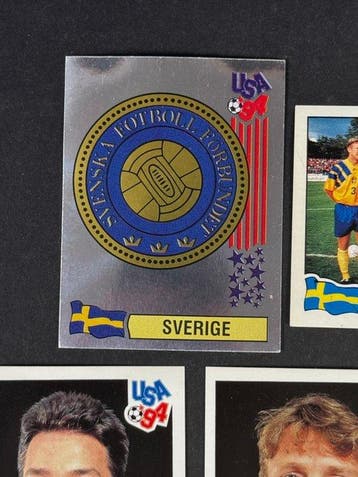 1994 Panini USA 94 World Cup, Sweden: complete team #149/167, Nieuw