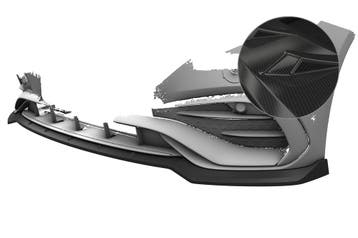 Cup spoiler lip met ABE voor Mercedes Benz E-Klasse W214 / S, Verzenden, Nieuw