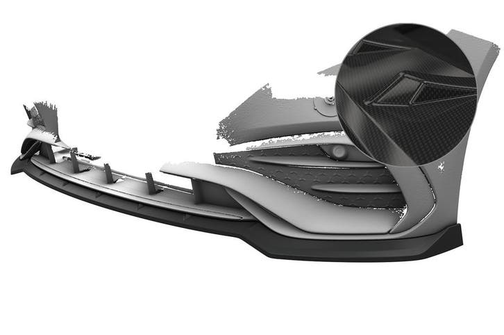 Cup spoiler lip met ABE voor Mercedes Benz E-Klasse W214 / S, Auto-onderdelen, Carrosserie, Nieuw, Verzenden