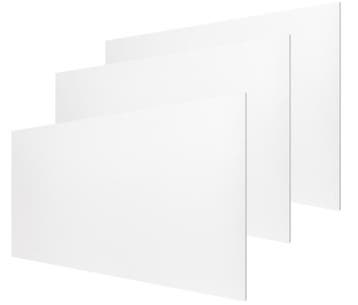 30x200 cm - Radiator Cover Flat (Vlakke voorplaat) - Wit, Ophalen of Verzenden