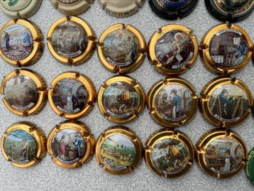 Collectie champagnecapsules