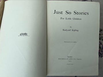 Rudyard Kipling - Just So Stories - 1902-1902