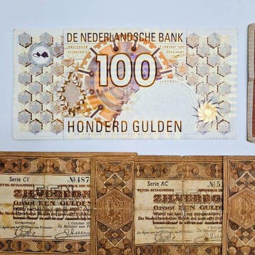 Pays-Bas. - 22 Banknotes - 1938/1992 - PL105, PL4, PL 45, Postzegels en Munten, Bankbiljetten | Europa | Niet-Eurobiljetten