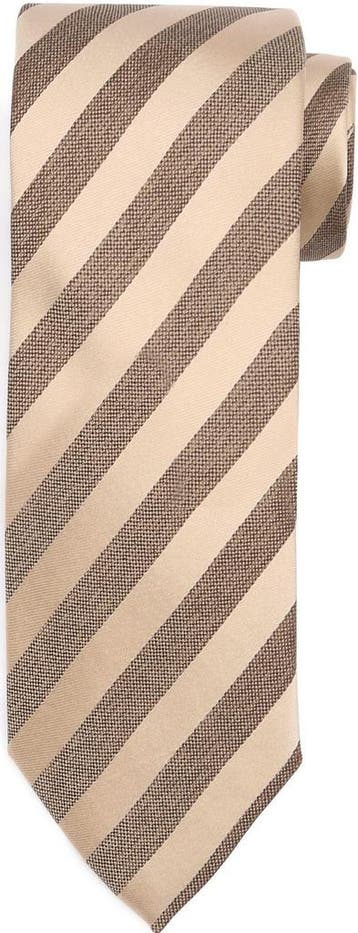 Suitable Stropdas Zijde Streep Beige maat  Heren, Kleding | Heren, Stropdassen, Verzenden, Nieuw, Beige, Suitable