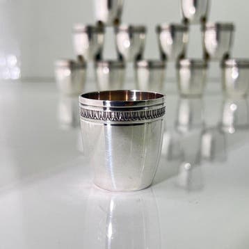 Roux-Marquiand - Beker (12) - tasting - barware - vase -