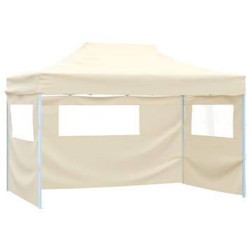 vidaXL Partytent 291 x 431 x 315 cm Crèmekleurig Oxford Stof, Verzenden