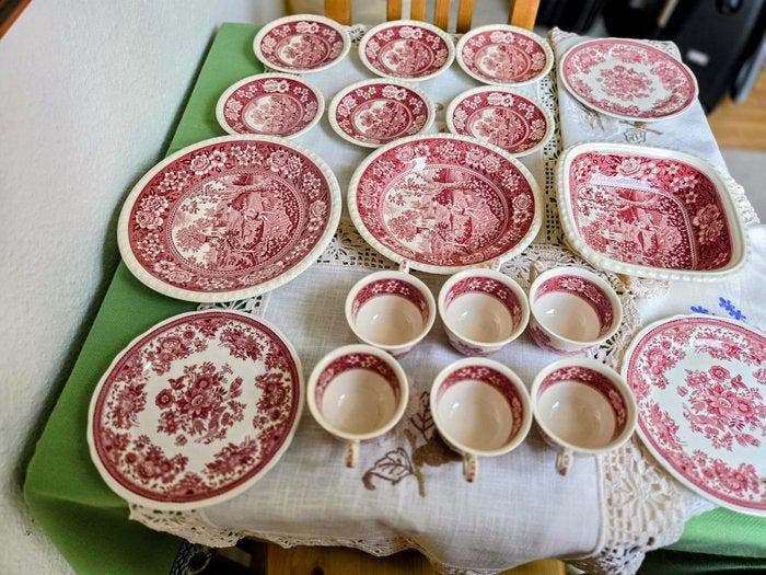 Villeroy & Boch - Koffie- en theeservies - Creamware, Antiek en Kunst, Antiek | Meubels | Tafels