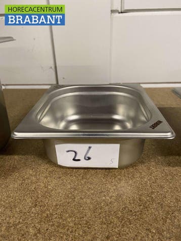 Bac Gastronorm en acier inoxydable Bac GN 1/6 Profondeur 65, Verzenden, Nieuw in verpakking