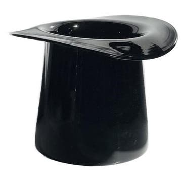 Dodo Vintage Vintage Schwarze Glasvase In Zylinderform,, Verzenden