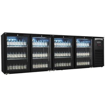 Barkoelkast | 636L | Zwart | +2°C/+10°C | Geforceerd |, Zakelijke goederen, Horeca | Keukenapparatuur, Verzenden, Nieuw in verpakking