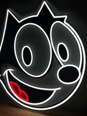 Enseigne néon publicitaire Felix le Chat - Lichtbord -