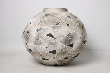 Vase - Grès - Japon - Intitulé « Sou » (Rêverie)