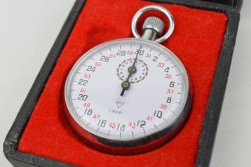 Vintage - Vintage China mechanical pocket stopwatch in box -
