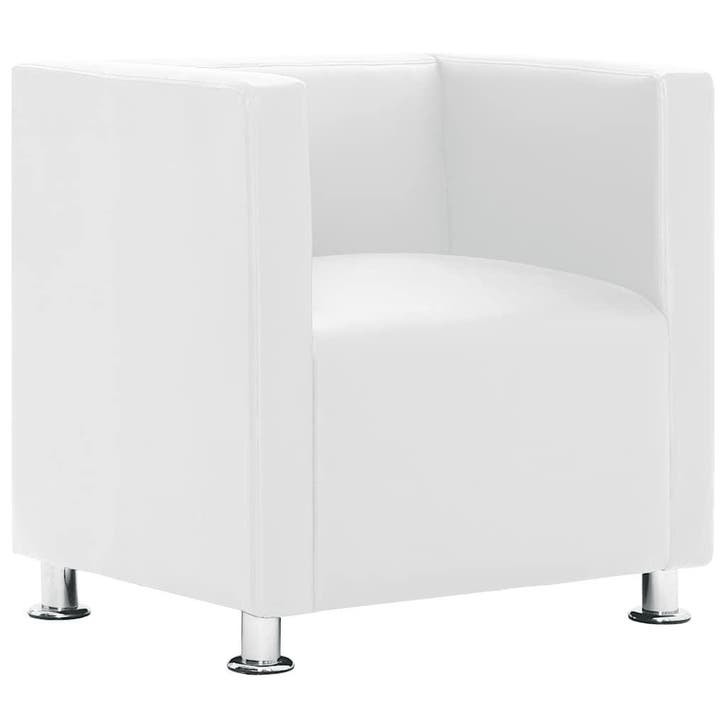 Fauteuil Kunstleer | Retour Deal | Nu 65% korting, Huis en Inrichting, Fauteuils, 50 tot 75 cm, Minder dan 75 cm, Zo goed als nieuw