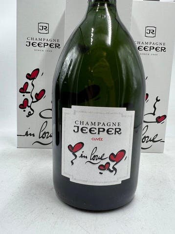 Jeeper, Cuvée In Love - Champagne - 3 Fles (0,75 liter), Verzamelen, Nieuw