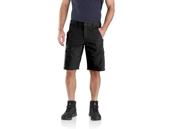 Veiling - 2x Carhartt shorts Steel Multipocket 104201 sort s, Tuin en Terras, Werkkleding, Nieuw