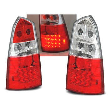 Feux Arrière Pour Ford Focus Mk1 98-04 Tournier Led Rouge Tr, Verzenden