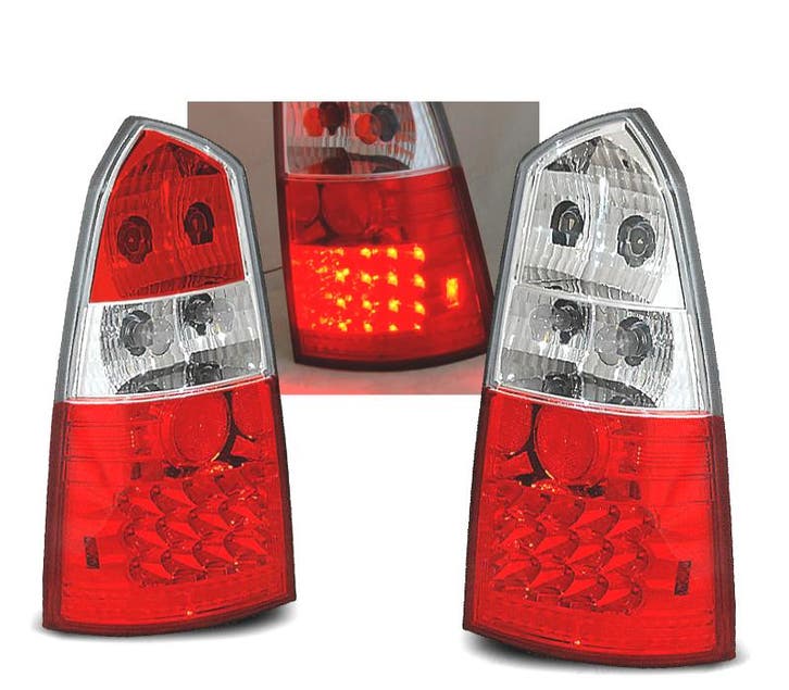 Feux Arrière Pour Ford Focus Mk1 98-04 Tournier Led Rouge Tr, Auto-onderdelen, Verlichting, Verzenden