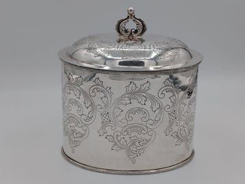 Koektrommel - .833 zilver, Antiek en Kunst